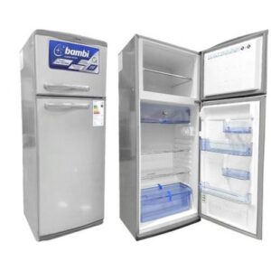 HELADERA BAMBI 2F-1200PA PLATA