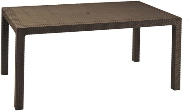 MESA DESCANSAR RECTANGULAR 150 MARRON 10430
