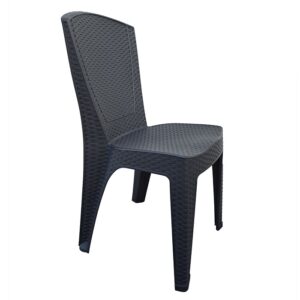 SILLA SIMIL RATTAN NEGRA
