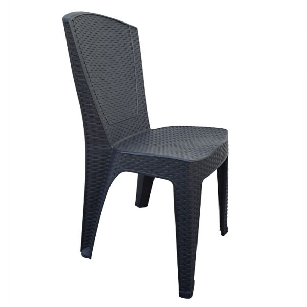 SILLA SIMIL RATTAN NEGRA