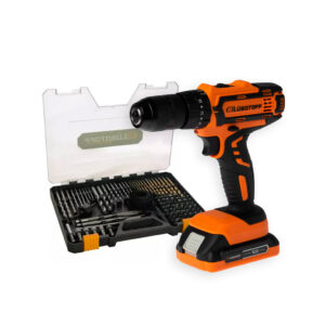 TALADRO LUSQTOFF ATL18-8B 18V + MECHAS Y PUNTAS