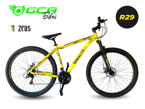 BICICLETA R29 GCA ZEUS AMARILLA