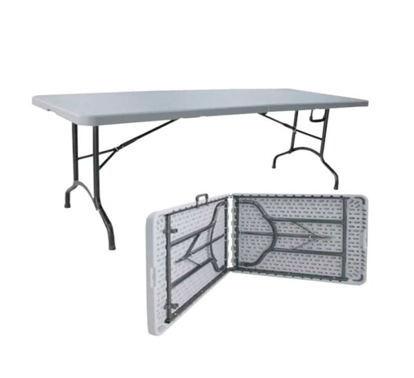 MESA BELITA PLEGABLE BLANCA 180M