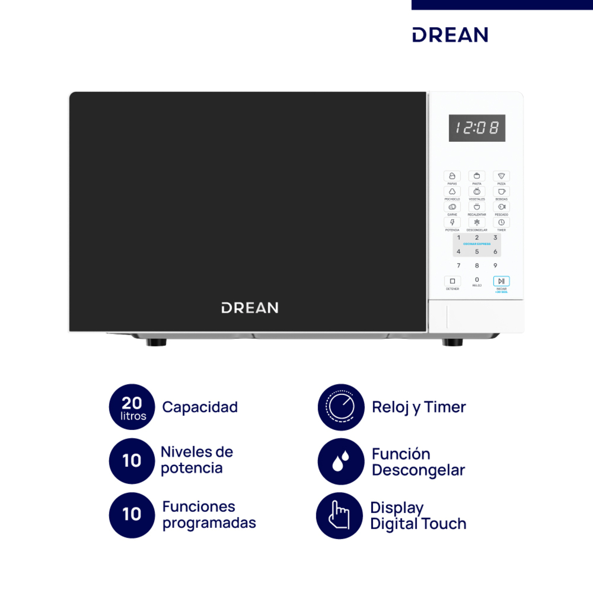 MICRO DREAN HMD20ARBB0 BLANCO 20L