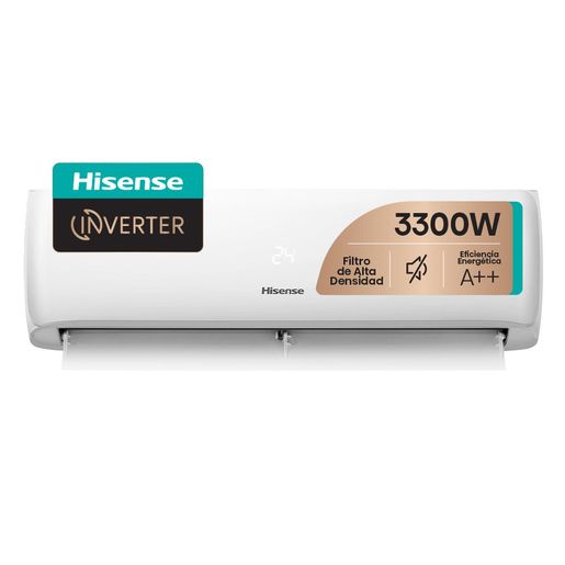 AIRE SPLIT 3300W FRIO/CALOR HISENSE AS12UR4SVRCD00P INVERTER