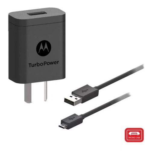 CARGADOR MOTOROLA TURBO POWER TIPO MICRO USB