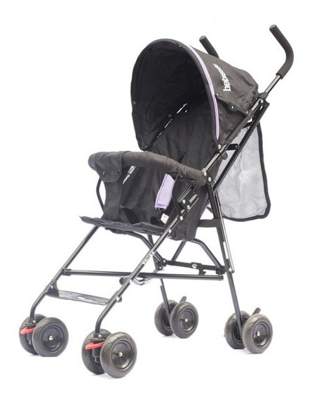 COCHE BEBE BEBESIT 1052 TOURS NEGRO/LILA