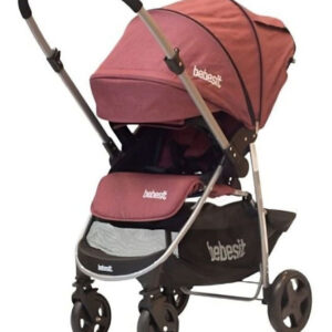 COCHE BEBE BEBESIT 1390 ROSADO