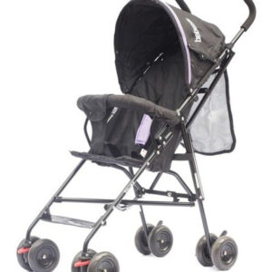COCHE BEBE BEBESIT 1052 TOURS NEGRO/LILA