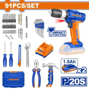 KIT HERRAMIENTAS WADFOW WDT1B904