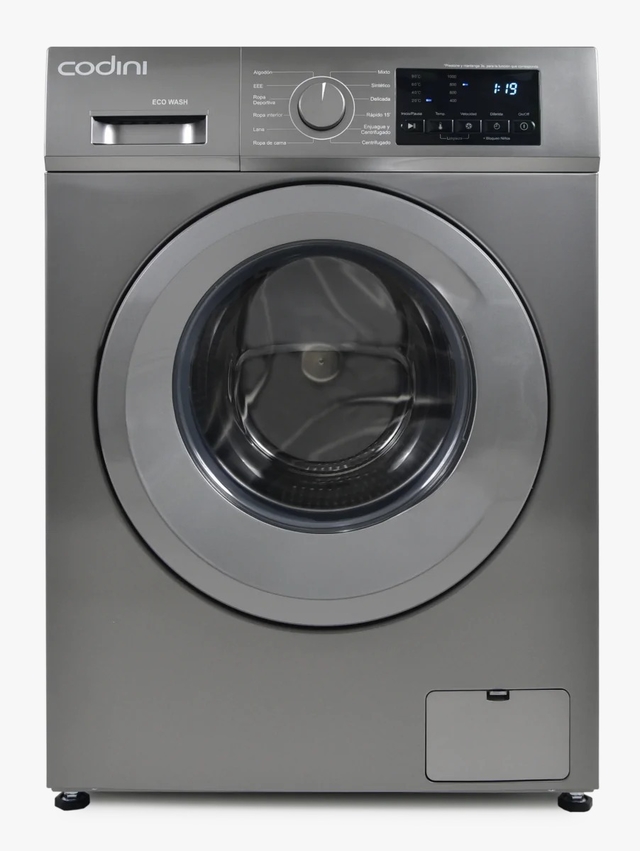 LAVARROPAS CODINI ECO WASH 6010GI 6KG 1000RPM SILVER