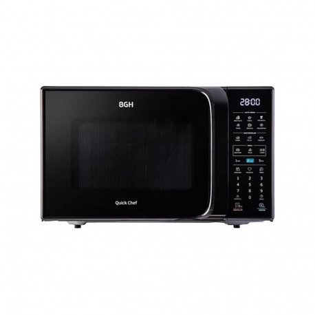 MICROONDAS BGH Q.CHEF B228DN20I 28L GRILL NEGRO