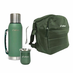 KIT OUTDOORS TERMO + MATE + MOCHILLA