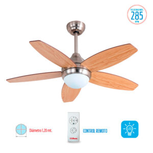 VENTILADOR DE TECHO LILIANA VTHM315R CON CONTROL REMOTO