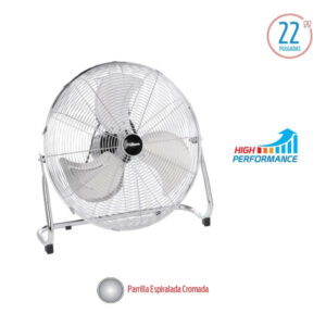 VENTILADOR TURBO LILIANA 22" VTFM22 CROMADO