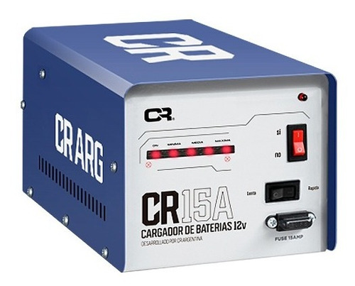 CARGADOR BATERIAS CR 15 AMP