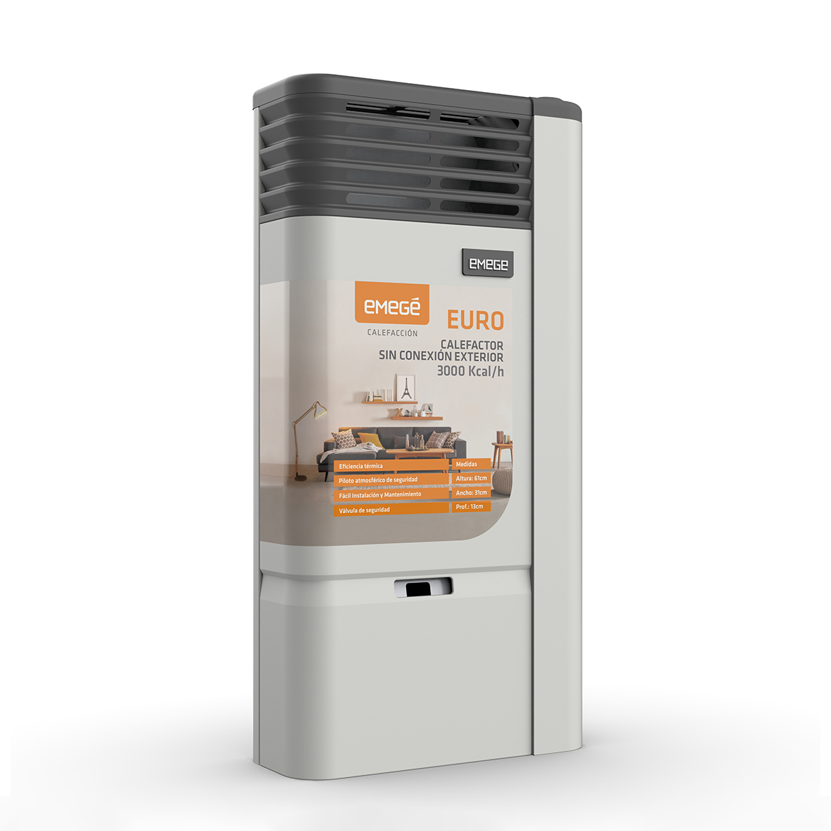 CALEFACTOR EMEGE CA EURO CE3130ST 3000K