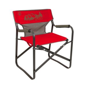 REPOSERA COLEMAN STEEL DECK ROJA