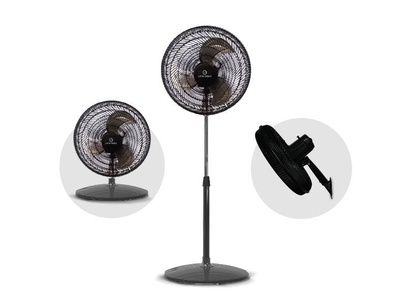VENT. PIE WHITENBLACK VPWB18M 18" 3EN1