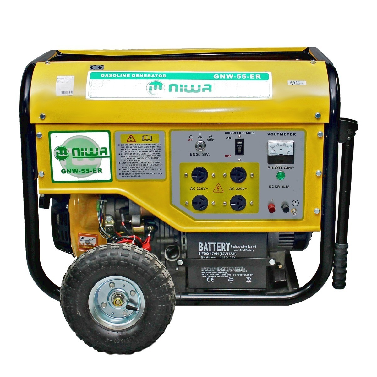 GENERADOR NIWA 5,5 KVA GNW55ER