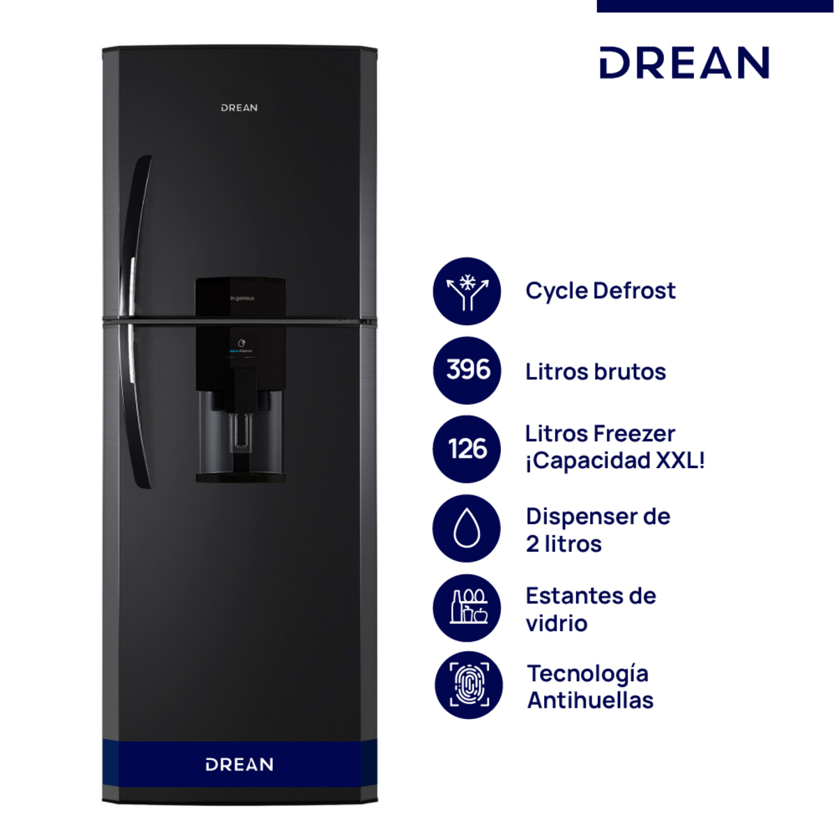 HEL DREAN RDP400F41N BLACK STEEL