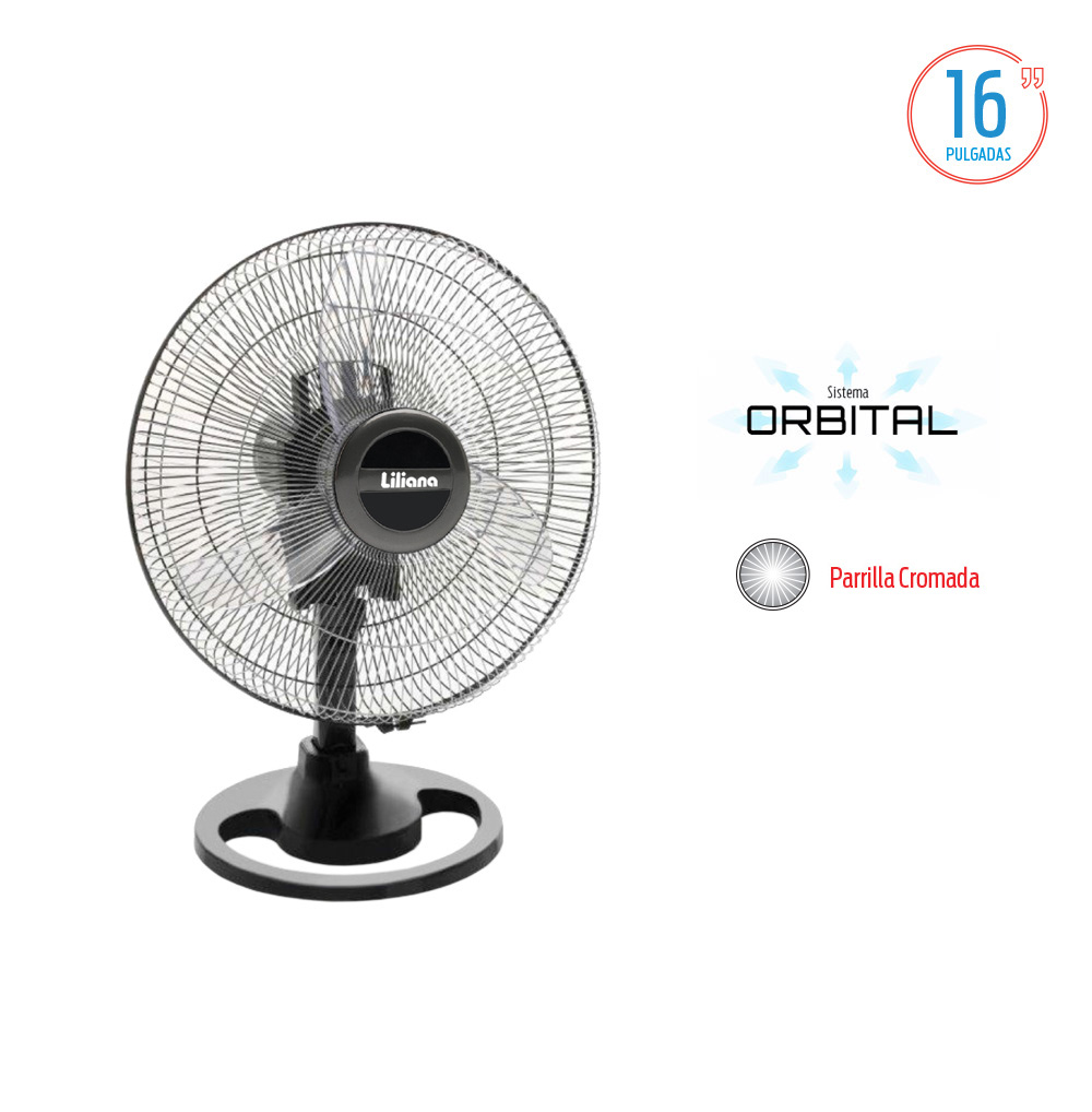 VENTILADOR MESA LILIANA 16 VSOC16 ORBITAL