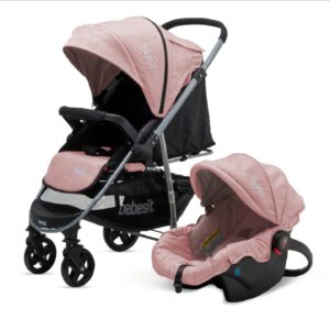COCHE BEBE BEBESIT 1390TS-F ROSA