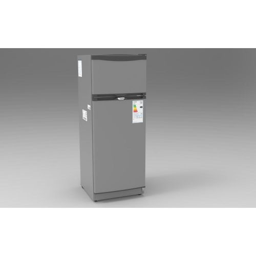 HELADERA BAMBI 2F-1200PA PLATA