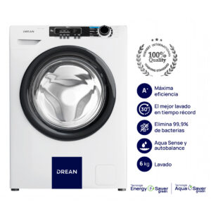LAVA CARGA FRONTAL DREAN LCFDR0608LB0 6KG 800RPM