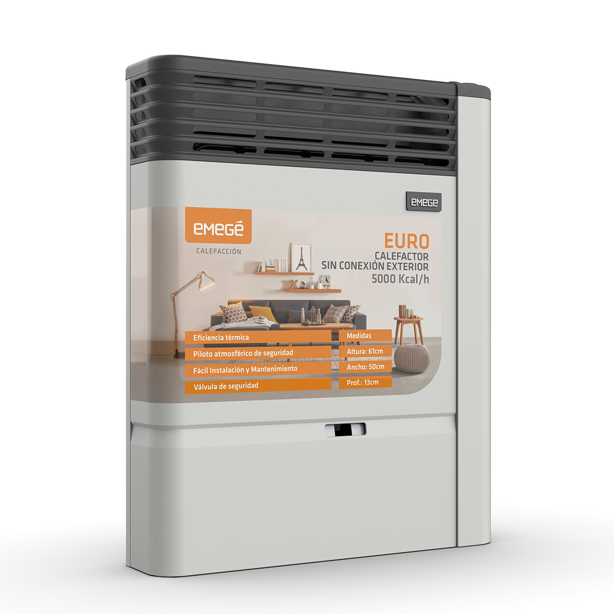 CALEFACTOR EMEGE CA EURO CE3150ST 5000K