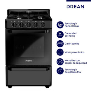 COCINA DREAN CD5602AN0 NEGRA