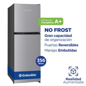 HELADERA COLUMBIA CHDA36N/9 SILVER