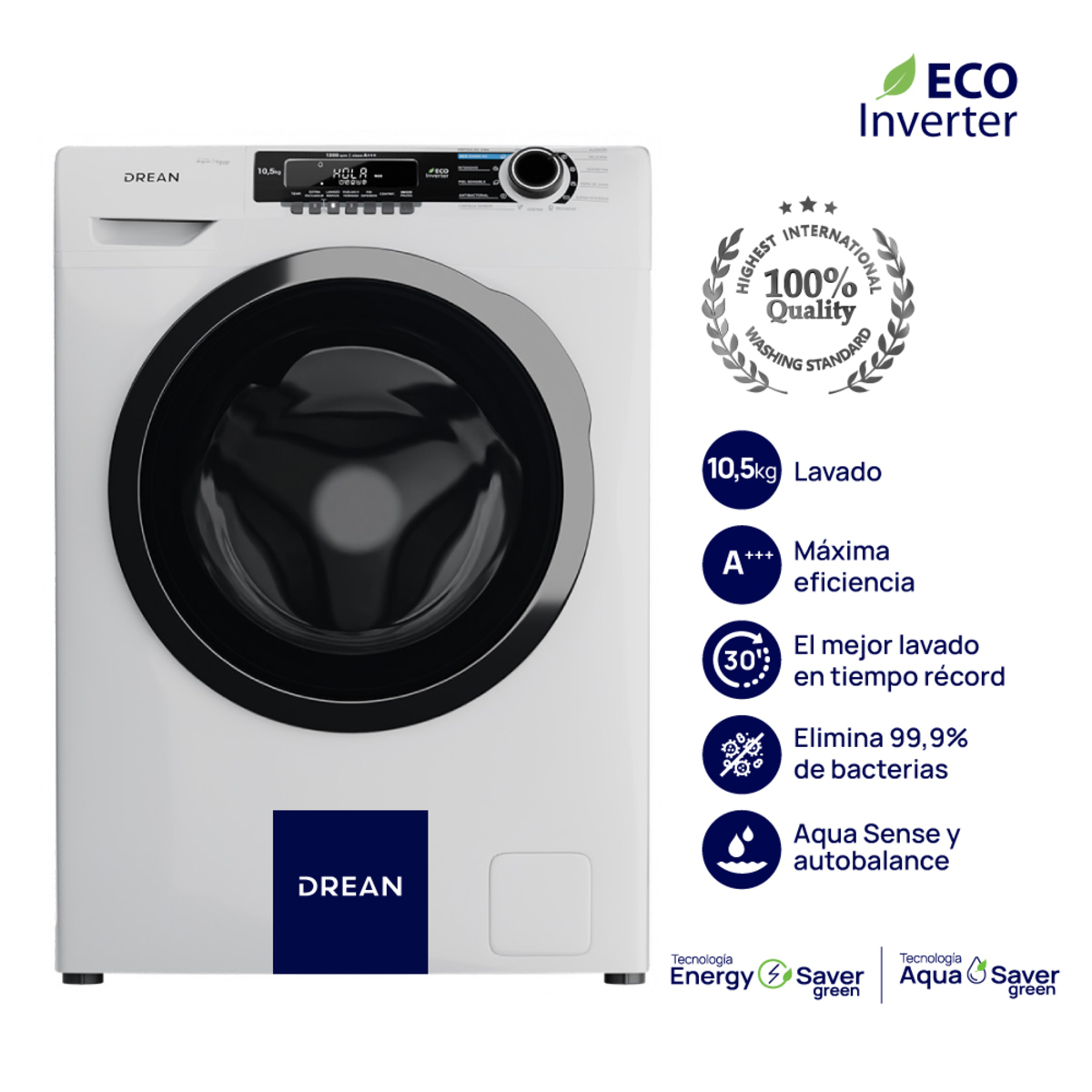 LAVA DREAN LCFDR1012SB 10.5KG 1200RPM
