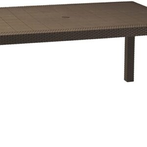 MESA DESCANSAR RECTANGULAR 150 MARRON 10430