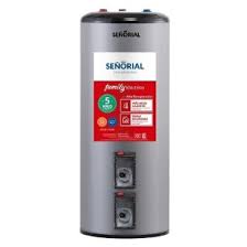 TERMOTANQUE SEÑORIAL 90L FAMILY GRIS ELECTRICO SUPERIOR APO/COL