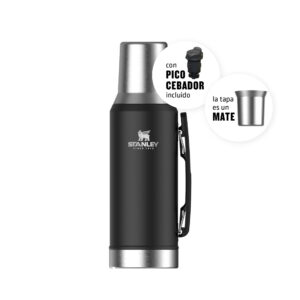 TERMO MATE STANLEY MATE SYSTEM 1.2L NEGRO