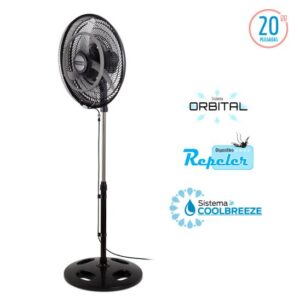 VENTILADOR PIE LILIANA 20" VPM2016CB COOLBREEZE
